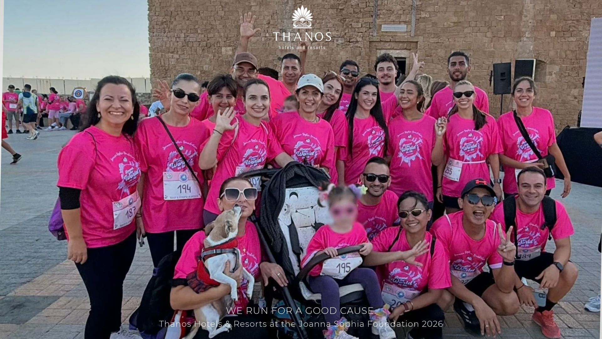 Thanos Hotels Runs Together for the Joanna Sophia Fun Run/Walk in Paphos